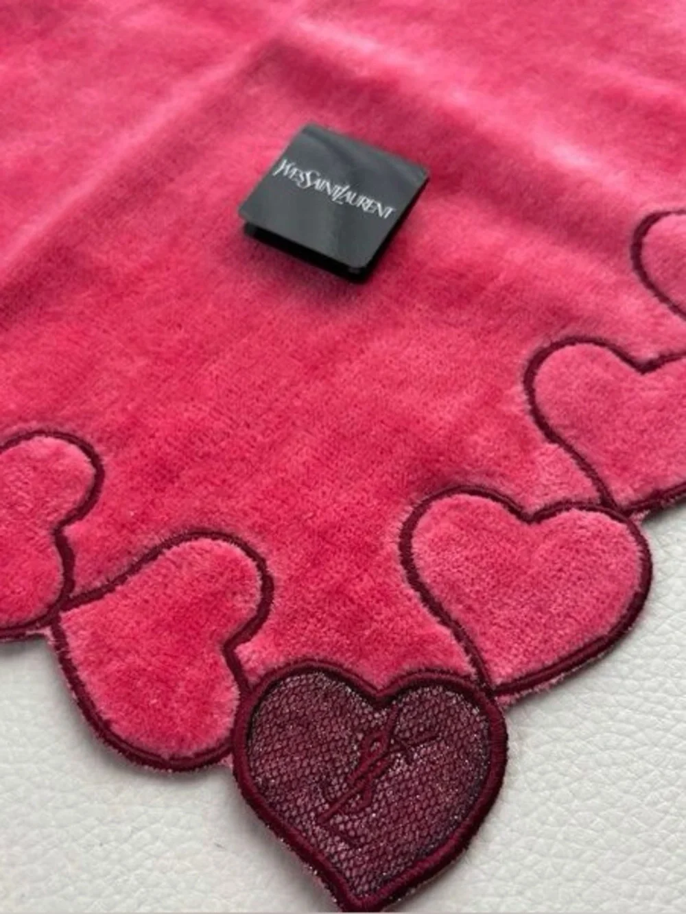 YSL Pink Heart Towel - NWT